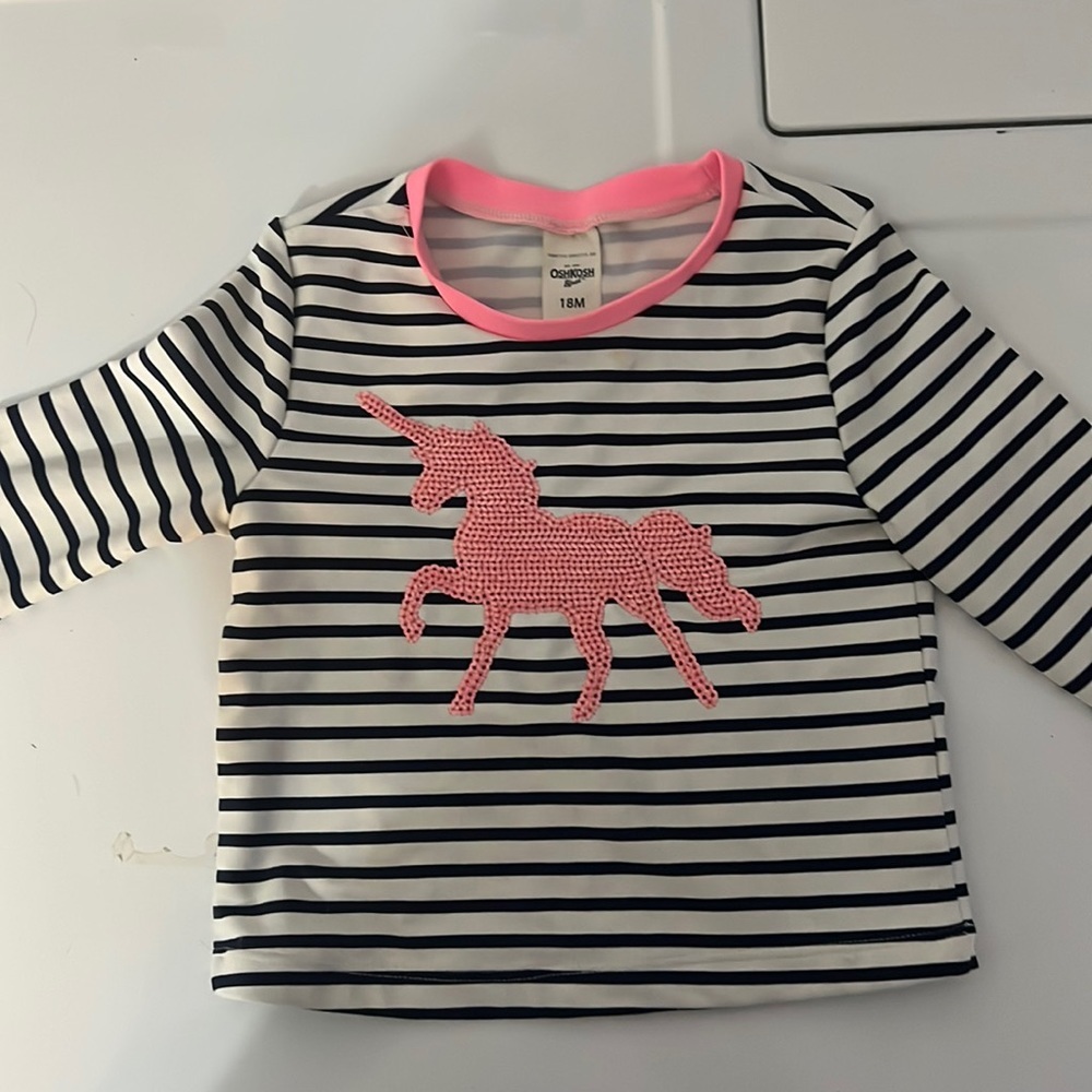 4/$15 osh kosh swim  shirt 18m